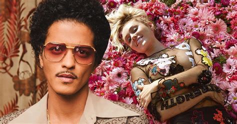 bruno mars and miley cyrus flowers|bruno mars response to miley.